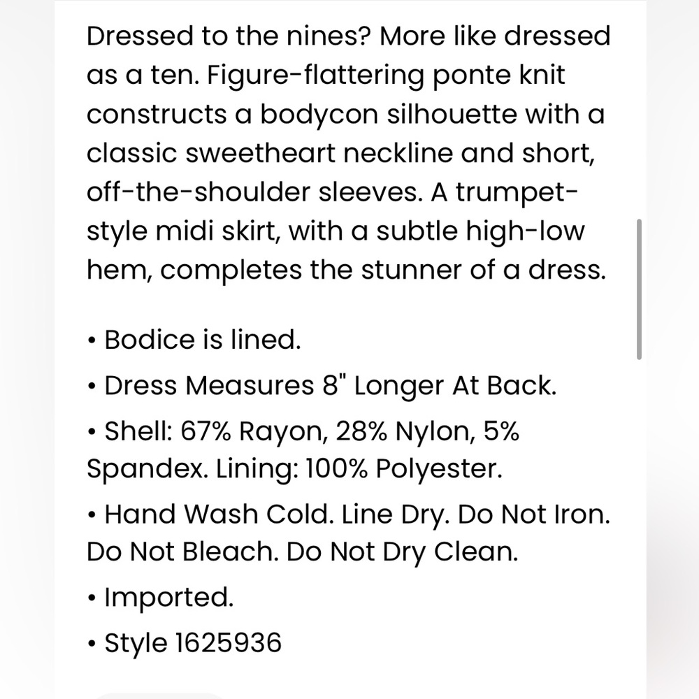 Lulu's Black Off the Shoulder Sheath Midi Dress - Picture 5 of 6